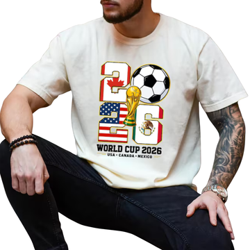 2026 World Cup USA Canada Mexico Unisex Graphic T-Shirt