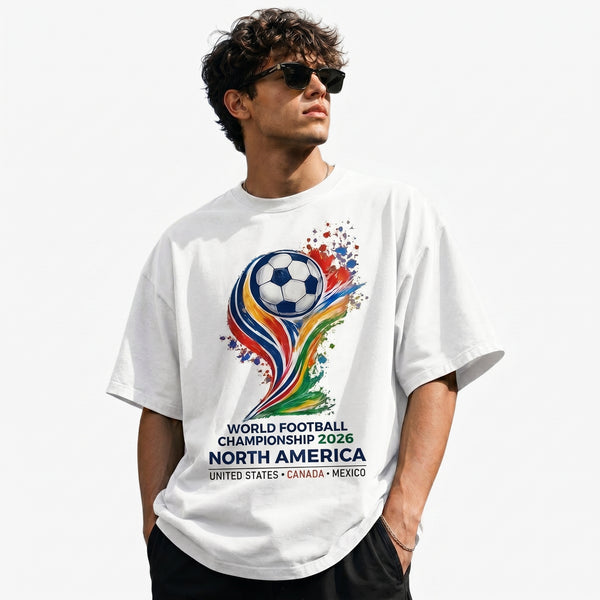 FIFA 2026 North America World Soccer Championship Graphic T-Shirt