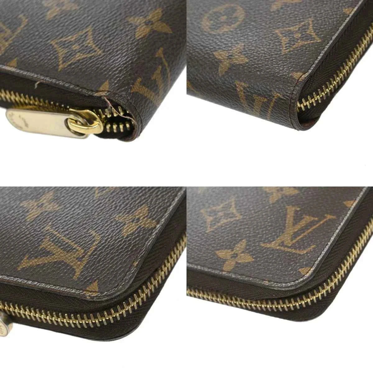 Louis Vuitton Monogram Zippy Long Wallet – Brown Leather Zip Around | M60017
