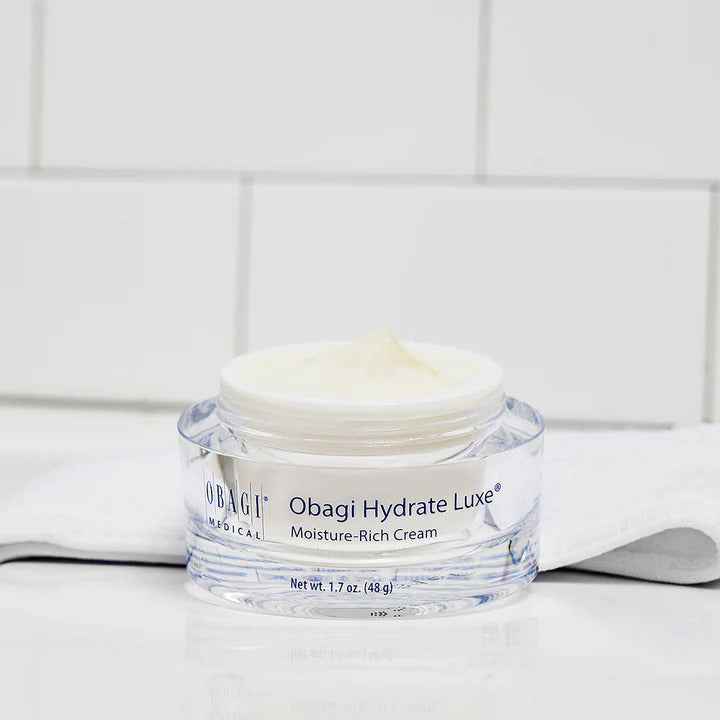 Obagi Hydrate Luxe Moisture-Rich Cream 1.7 oz – Overnight Hydrating Face Moisturizer